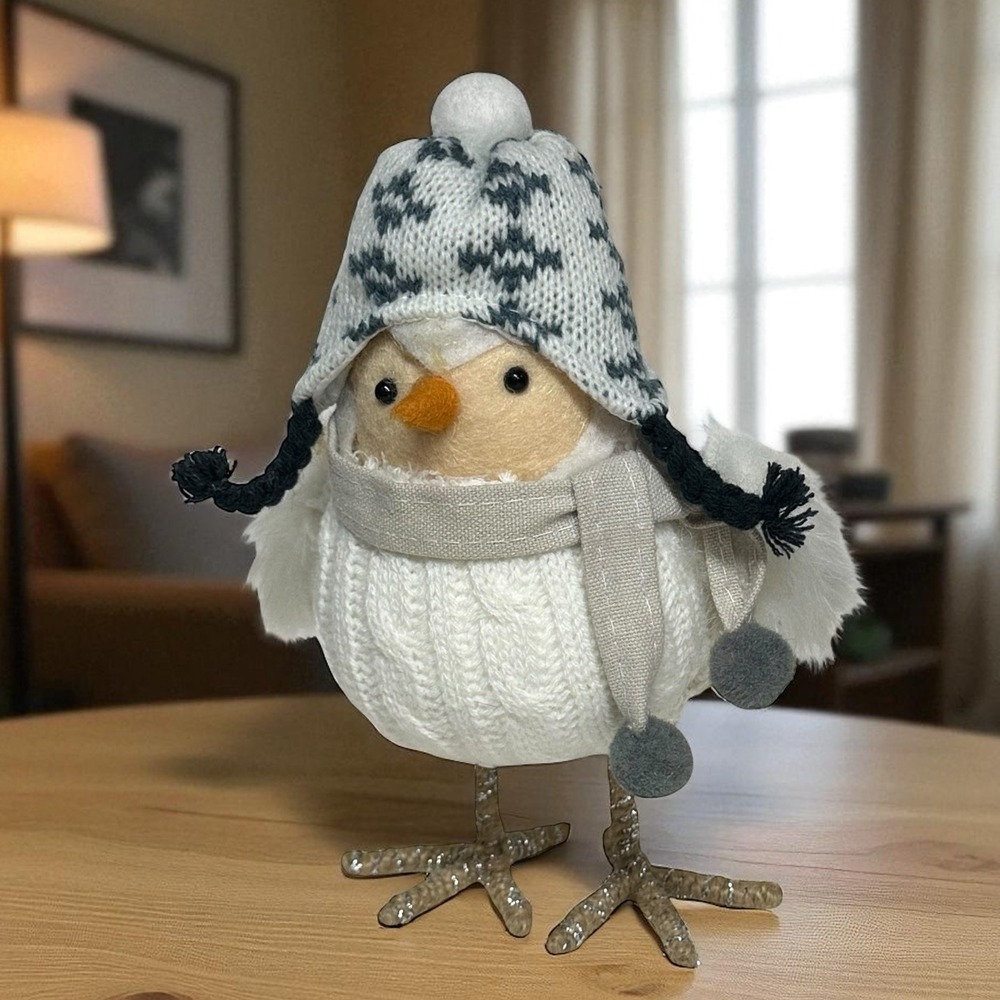 Target Featherly Friends Fabric Bird CLOVE Wondershop Cable Knit Sweater Hat‎